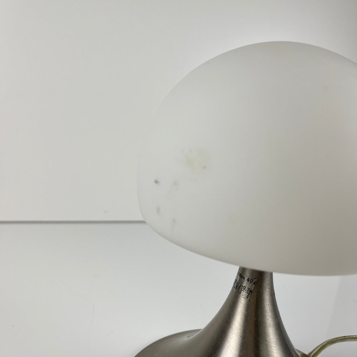 Space Age mushroom-style table lamp, touch lamp, 2000