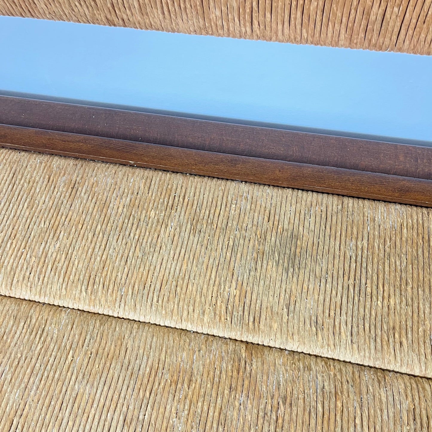 Provençal bench with backrest and integrated storage, 1960