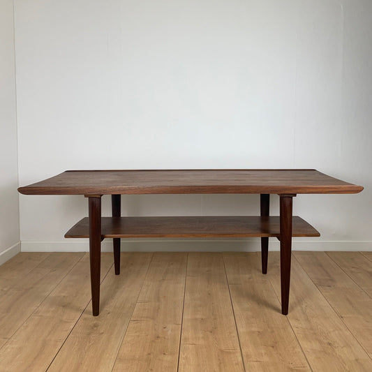 Danish rosewood coffee table, 1960s