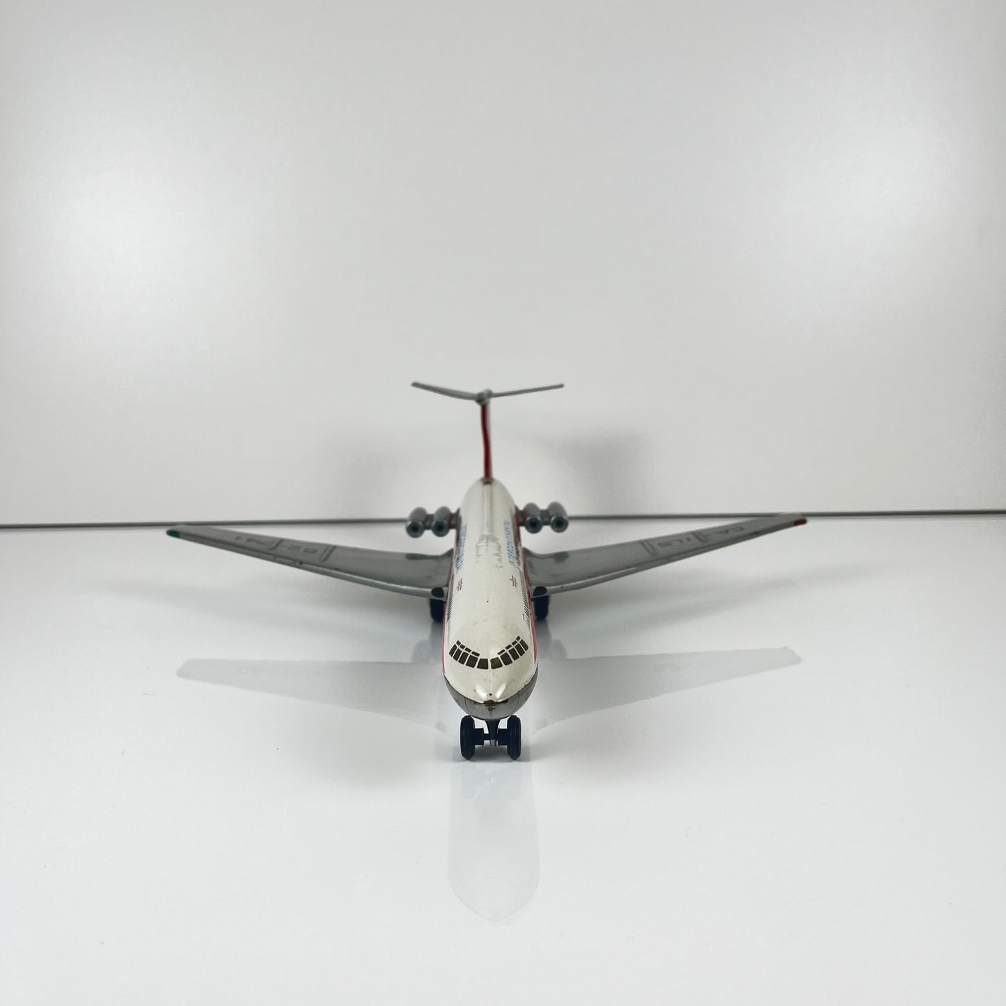 Jouet vintage d’avion de ligne des années 1960-70