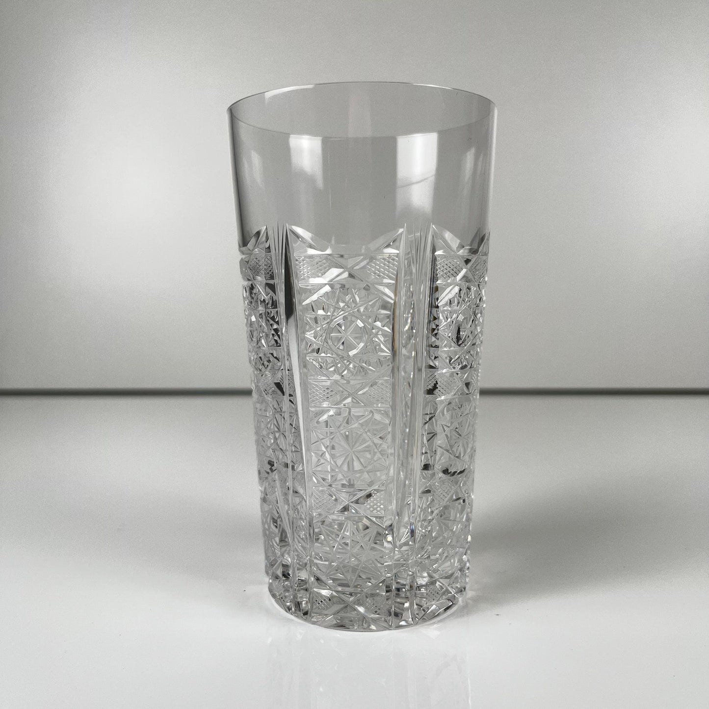 Set de 5 verres Highball en cristal taillé de bohème , République tchèque