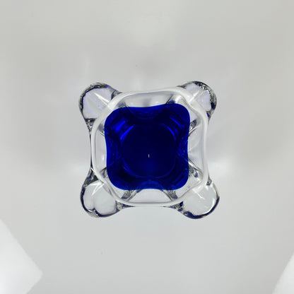 Cendrier en verre soufflé , style Murano , 1970