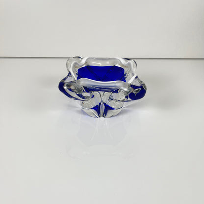 Cendrier en verre soufflé , style Murano , 1970
