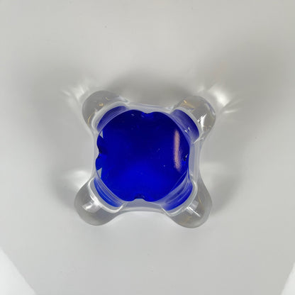 Cendrier en verre soufflé , style Murano , 1970