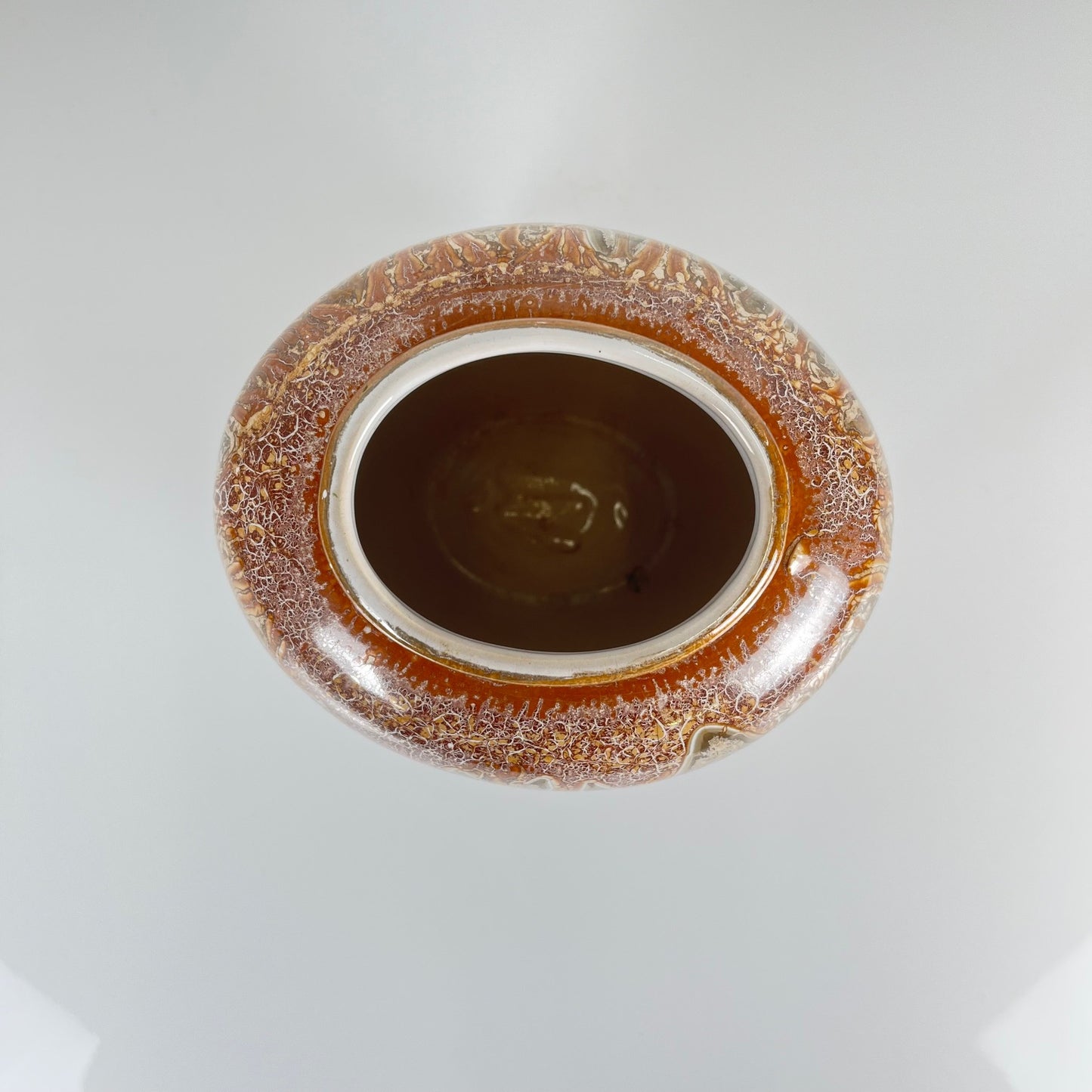 Vase West Germany en céramique glaçure imitation pierre, 1960/70