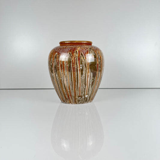 Vase West Germany en céramique glaçure imitation pierre, 1960/70