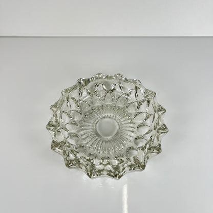 Grand cendrier en cristal taillé, 1960, France