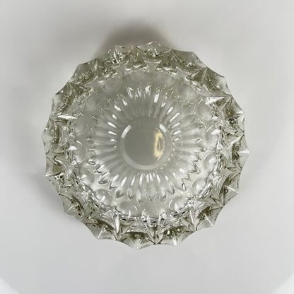 Grand cendrier en cristal taillé, 1960, France