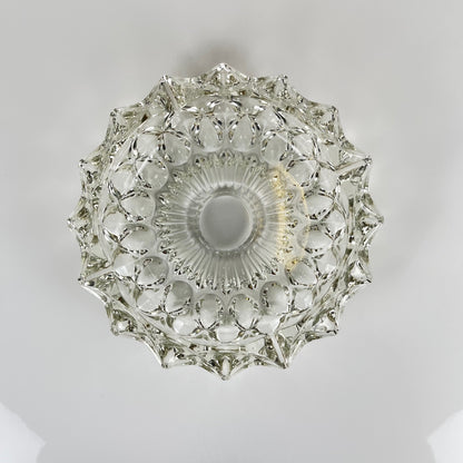 Grand cendrier en cristal taillé, 1960, France