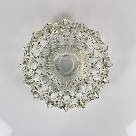 Grand cendrier en cristal taillé, 1960, France