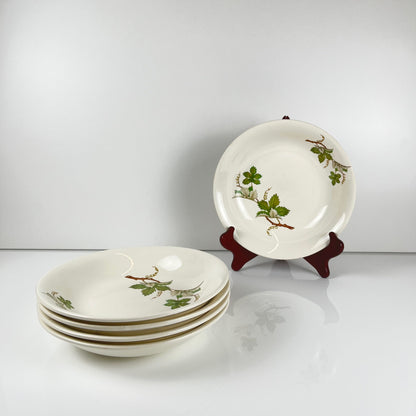 Set de 5 assiettes creuses Villeroy & Boch "vigne"