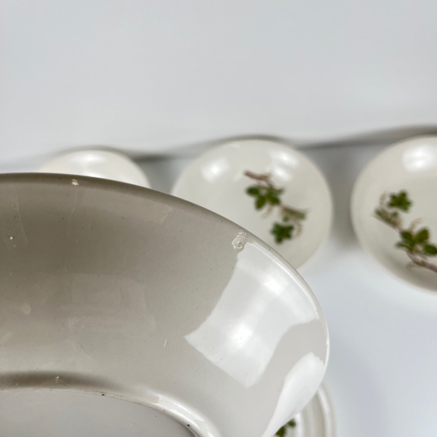 Set de 5 assiettes creuses Villeroy & Boch "vigne"