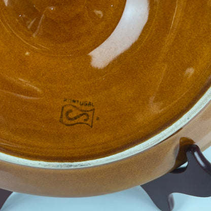 Set de 6 assiettes à huitre barbotine par Secla, Portugal