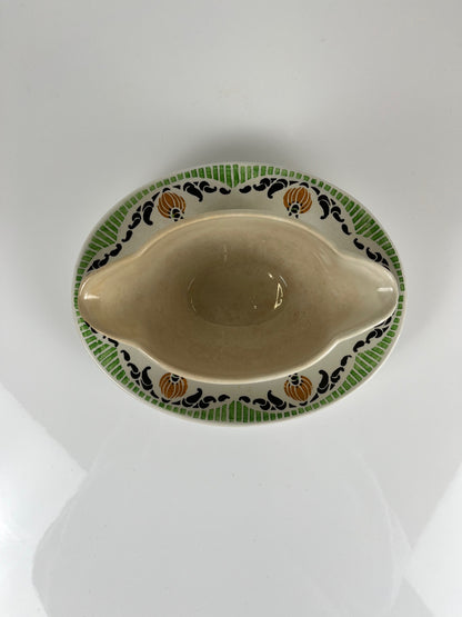 Saucière Sarreguemines "Maroussia", début XXe