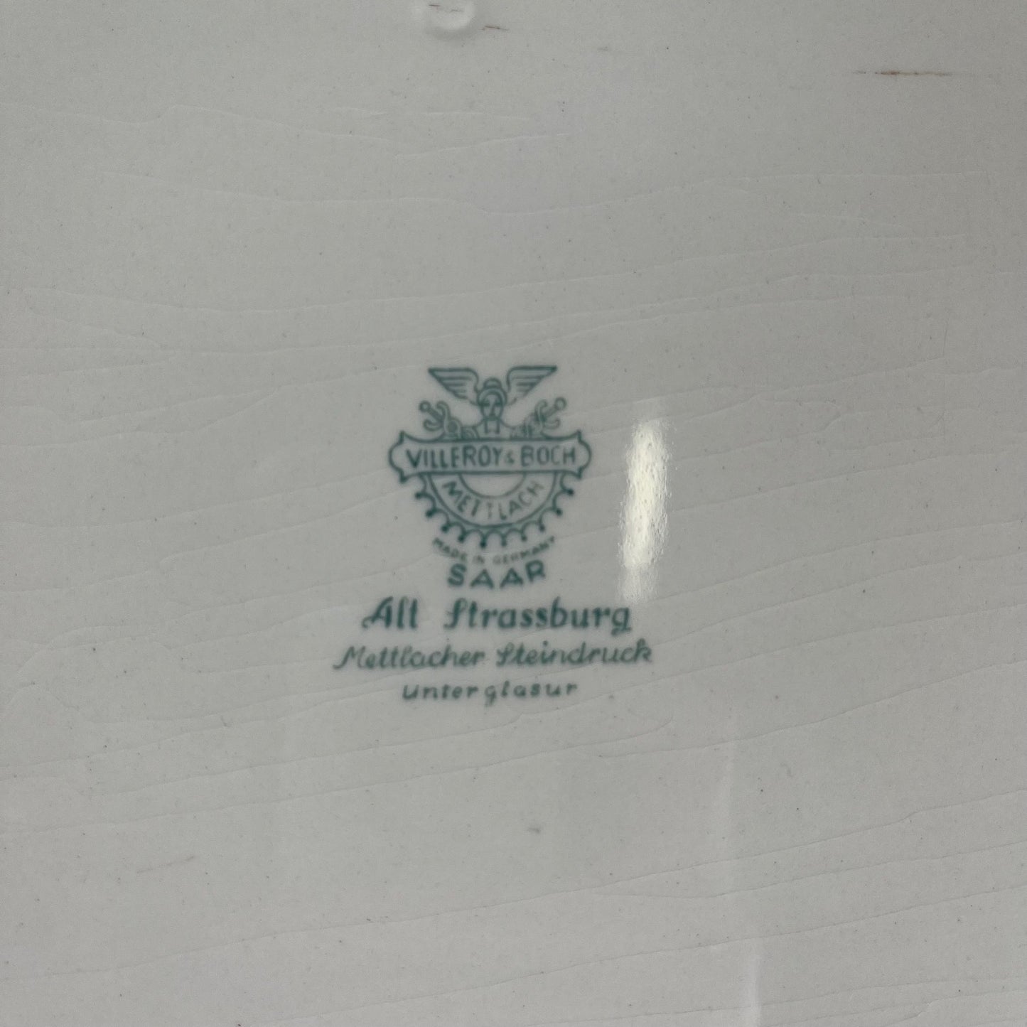 Grand plat Villeroy & Boch, vieux Strasbourg