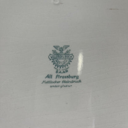 Grand plat Villeroy & Boch, vieux Strasbourg
