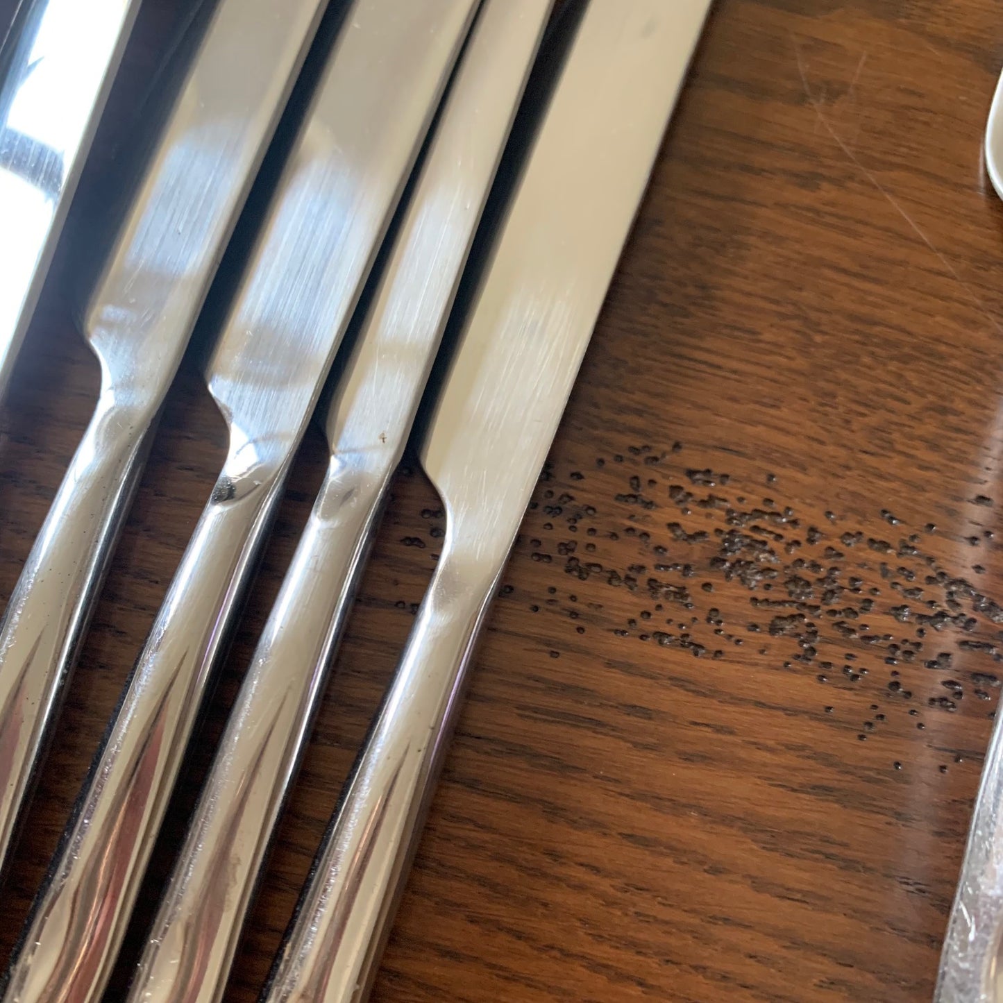 Vintage cutlery set for 6 people (24 pieces) in metal