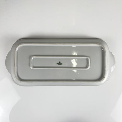 Plat à cake en porcelaine bleu , Heinrich, allemagne