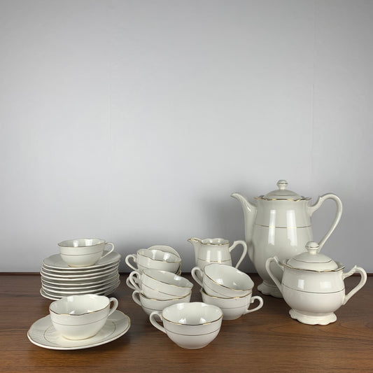 Sarreguemines tea/coffee service, 1930/50