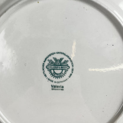 Set de 4 assiettes plates Villeroy & Boch "Valeria", bleu