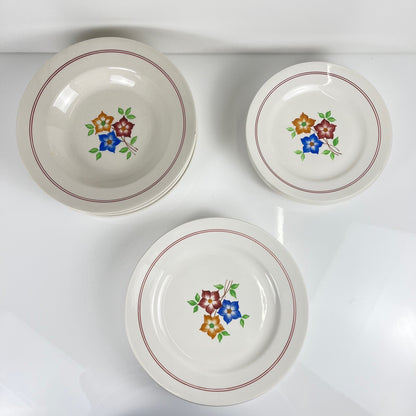 Service pour 6 personnes "La ruche", Moulins des loups, XXe