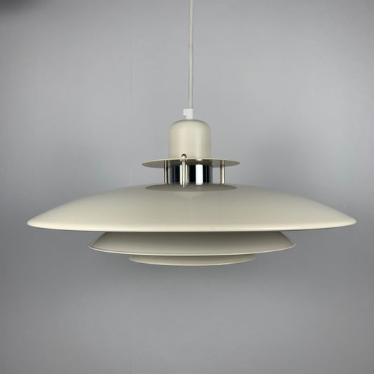 Large Danish BELID Pendant Light Model 75104, Cream