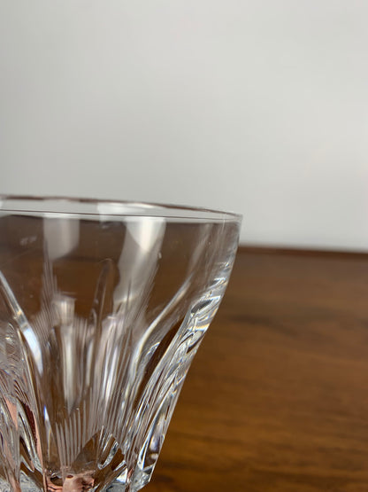 Set of 4 Villeroy & Boch crystal glasses, 20th century.