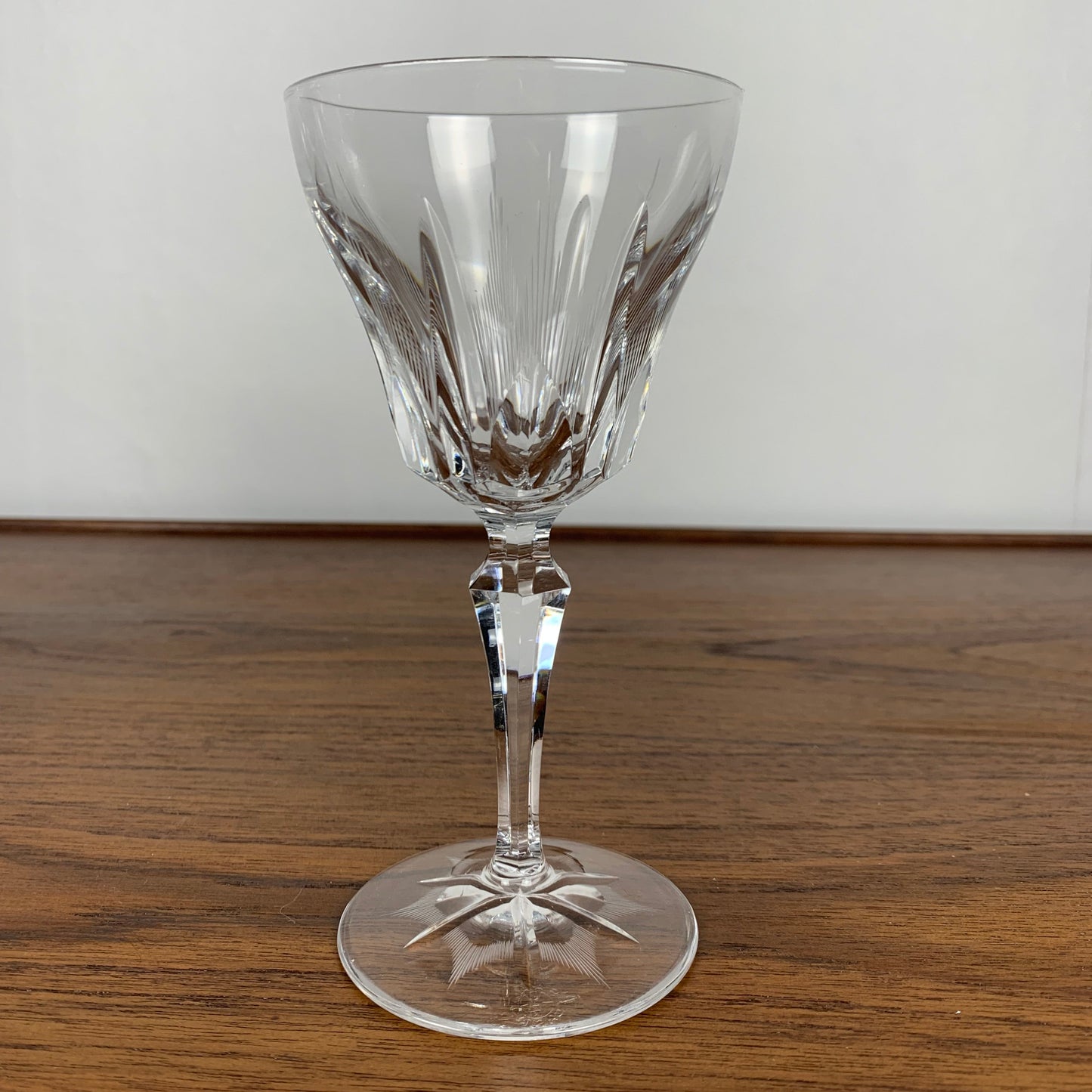 Set of 4 Villeroy & Boch crystal glasses, 20th century.