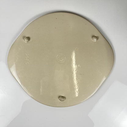 Plat animaux de la forêt, Edelkeramik, Grunstadt, milieu XXème