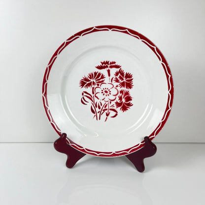 Set de 6 assiettes plates  "Annecy", KG Lunéville , XXème siècle