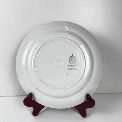 Set de 6 assiettes plates  "Annecy", KG Lunéville , XXème siècle