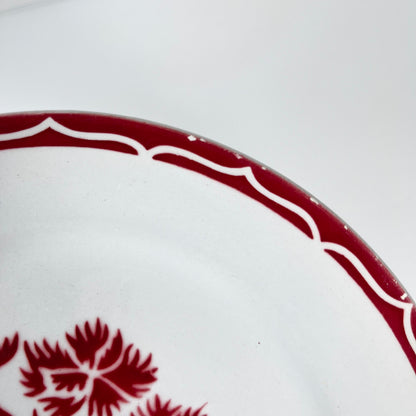 Set de 6 assiettes plates  "Annecy", KG Lunéville , XXème siècle