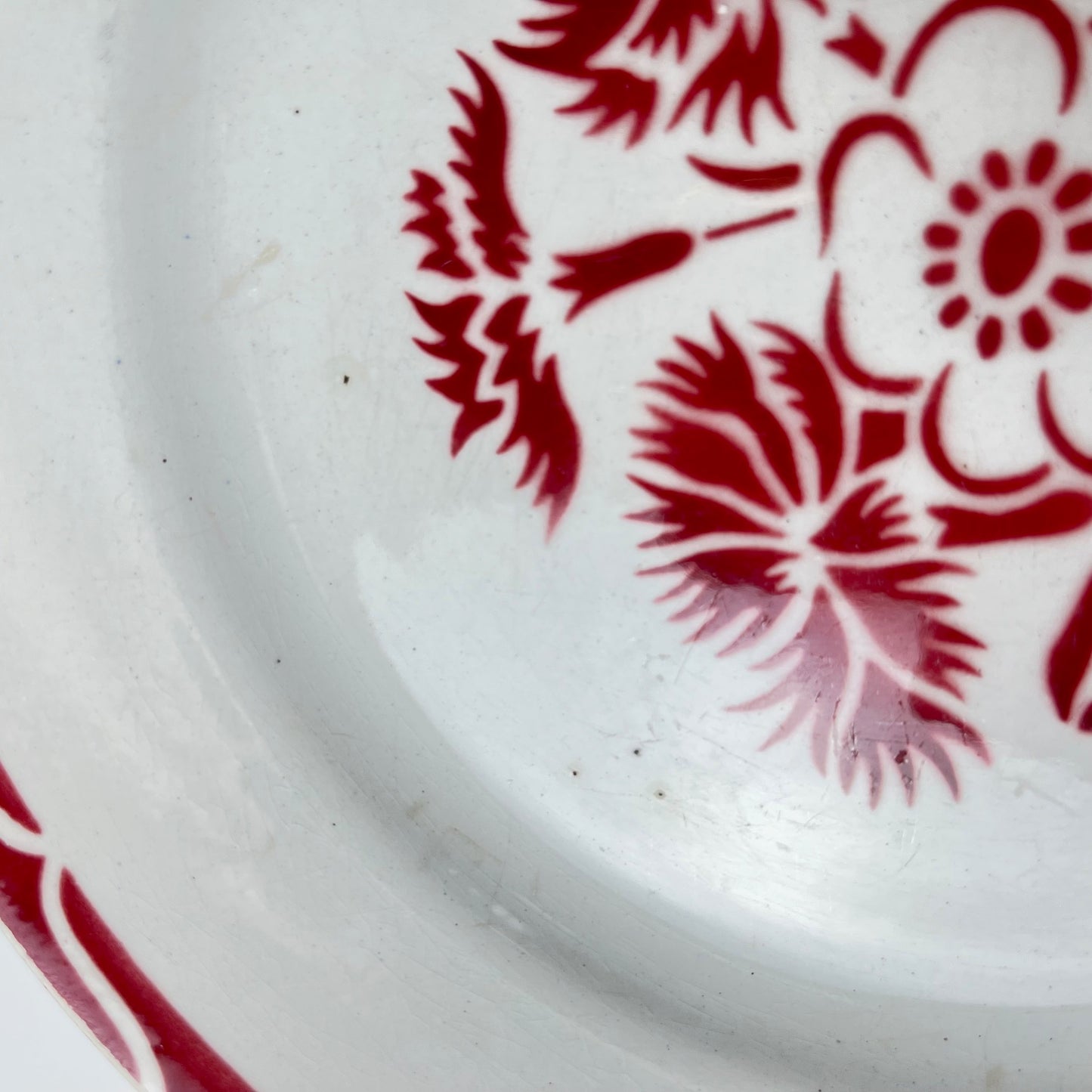 Set de 6 assiettes plates  "Annecy", KG Lunéville , XXème siècle