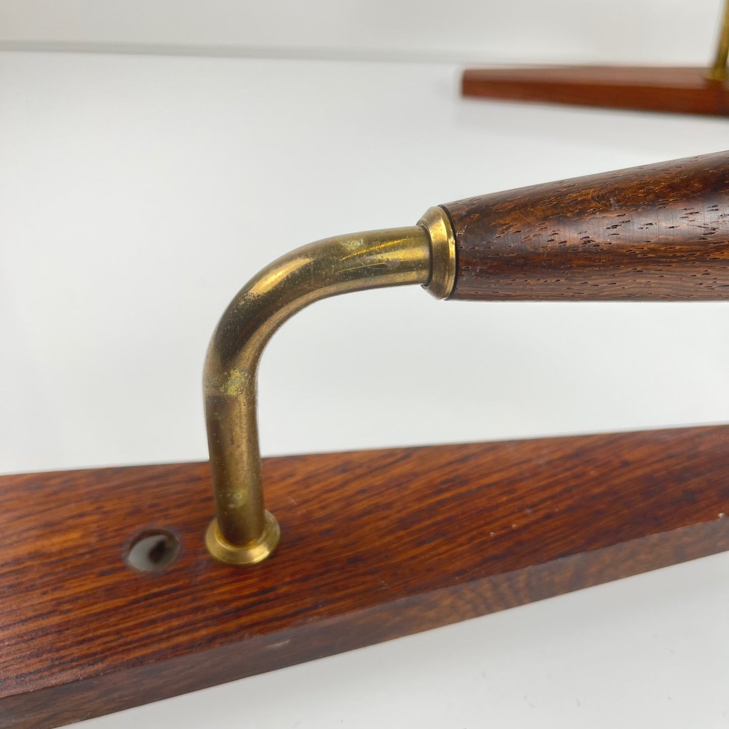 Pair of Danish rosewood wall sconces, 1960/70