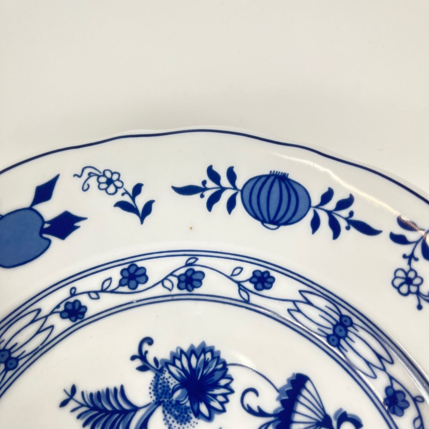 Set de 5 assiettes à dessert Motif oignon bleu par Wellco, porcelaine