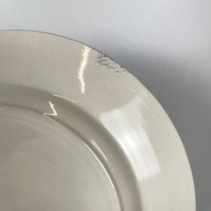 Set de 6 assiettes plates "English style" bleu, Lunéville