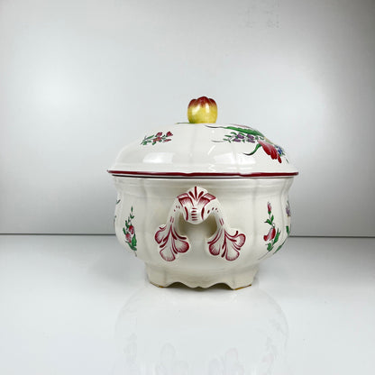 Soupière avec couvercle modèle Réverbère par KG Lunéville