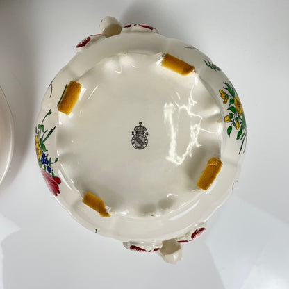 Soupière avec couvercle modèle Réverbère par KG Lunéville