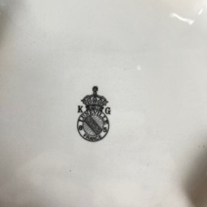 Soupière avec couvercle modèle Réverbère par KG Lunéville