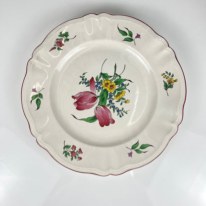 Plat à gateau modèle Réverbère par KG Lunéville