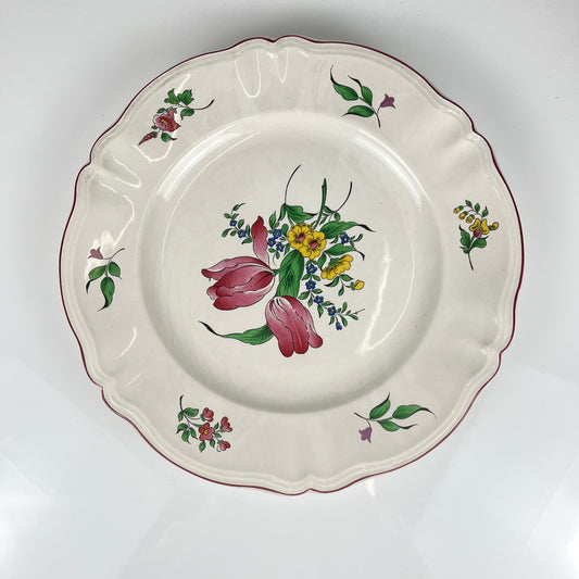 Plat à gateau modèle Réverbère par KG Lunéville