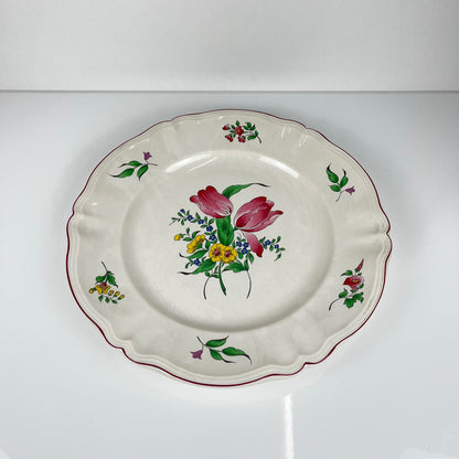 Plat à gateau modèle Réverbère par KG Lunéville