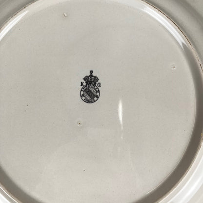 Plat à gateau modèle Réverbère par KG Lunéville