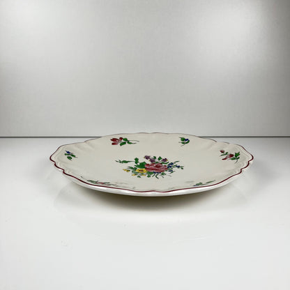 Plat bord festonné modèle Réverbère par KG Lunéville