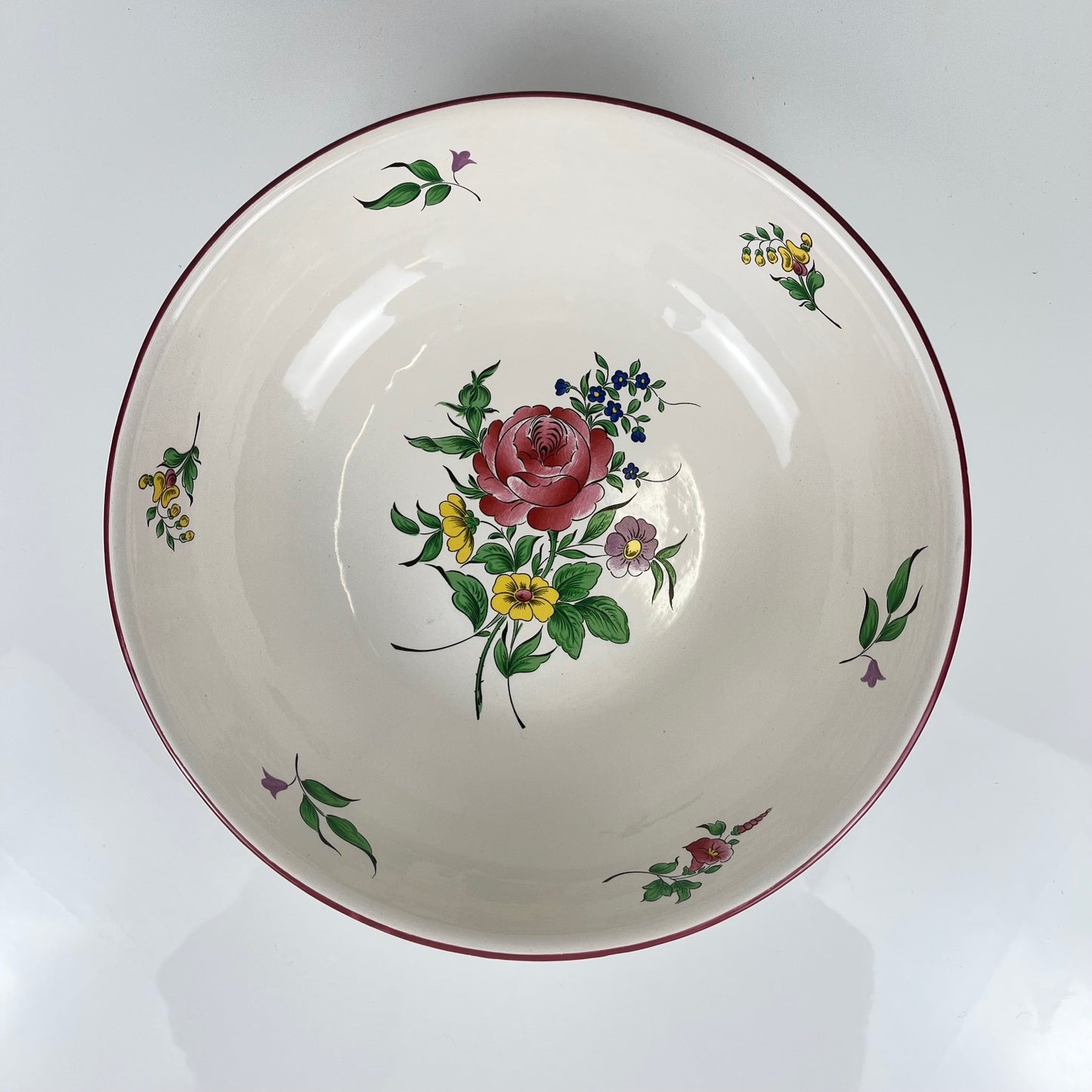 Grand Saladier modèle Réverbère par KG Lunéville