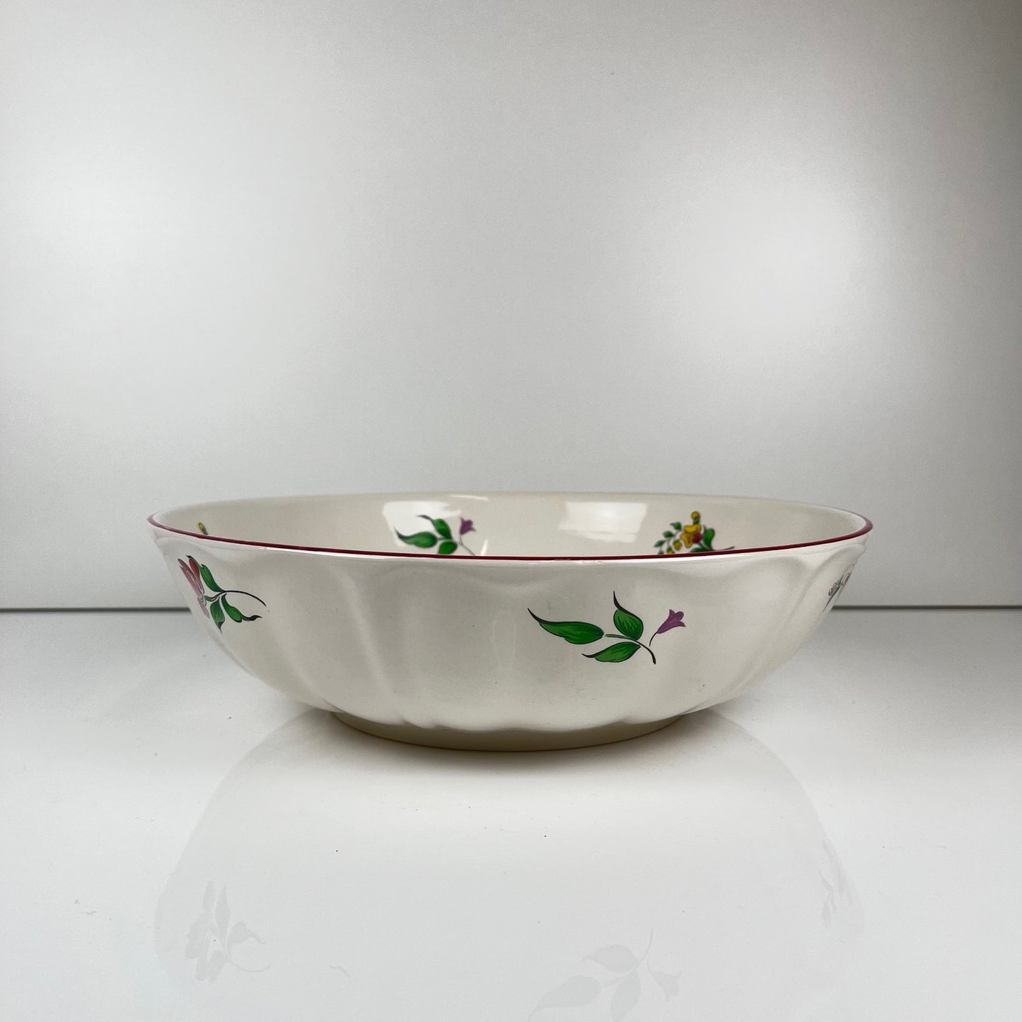 Grand Saladier modèle Réverbère par KG Lunéville