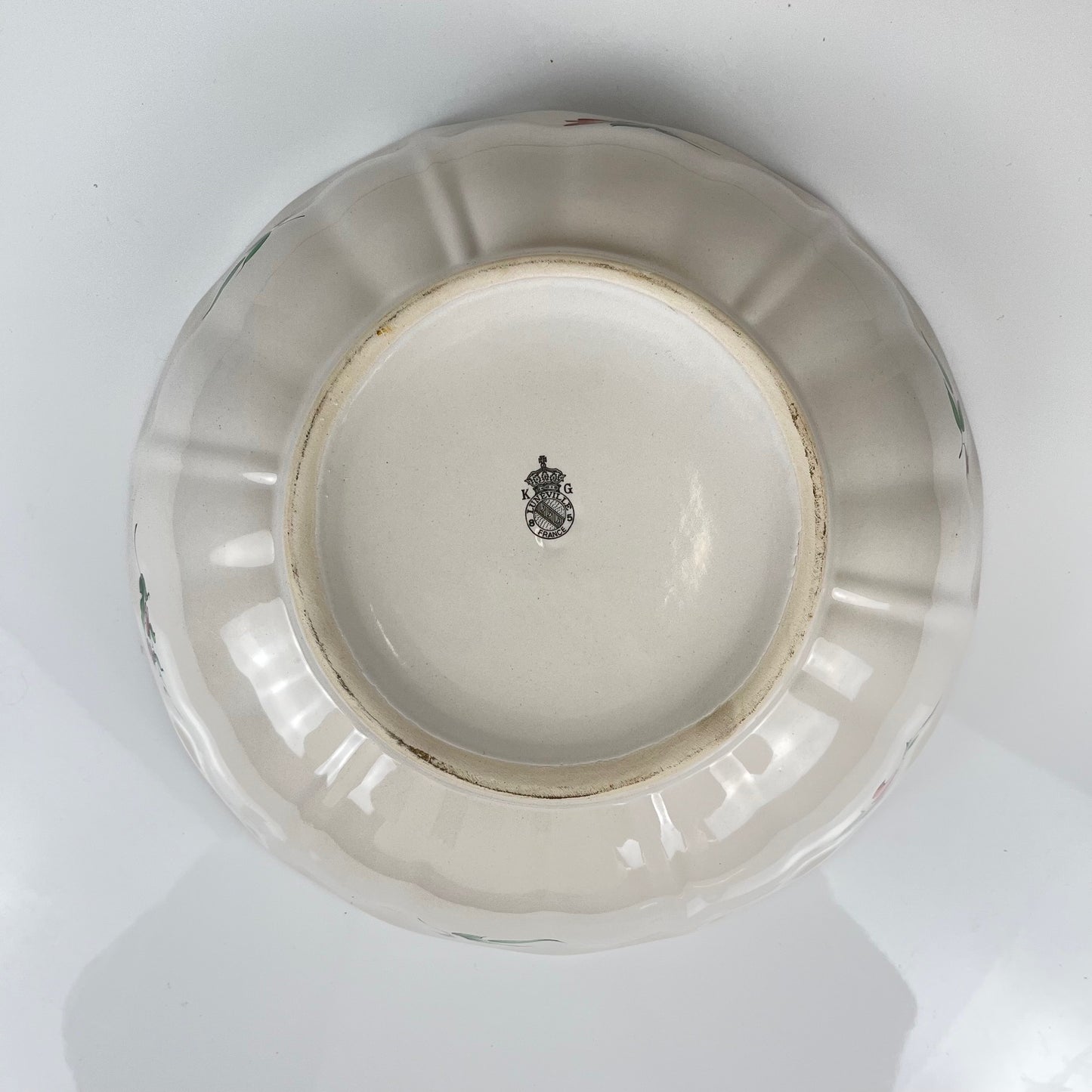 Grand Saladier modèle Réverbère par KG Lunéville