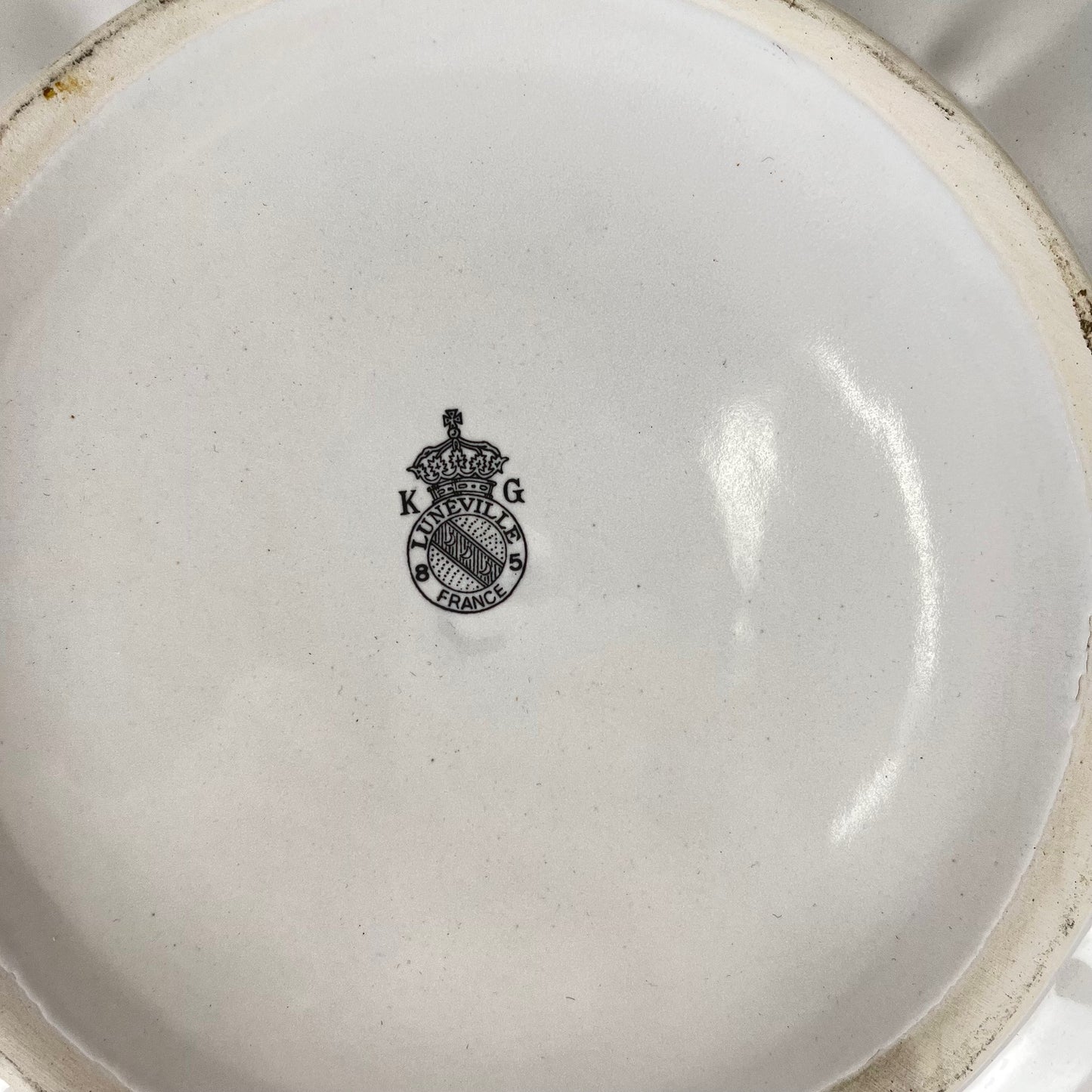 Grand Saladier modèle Réverbère par KG Lunéville