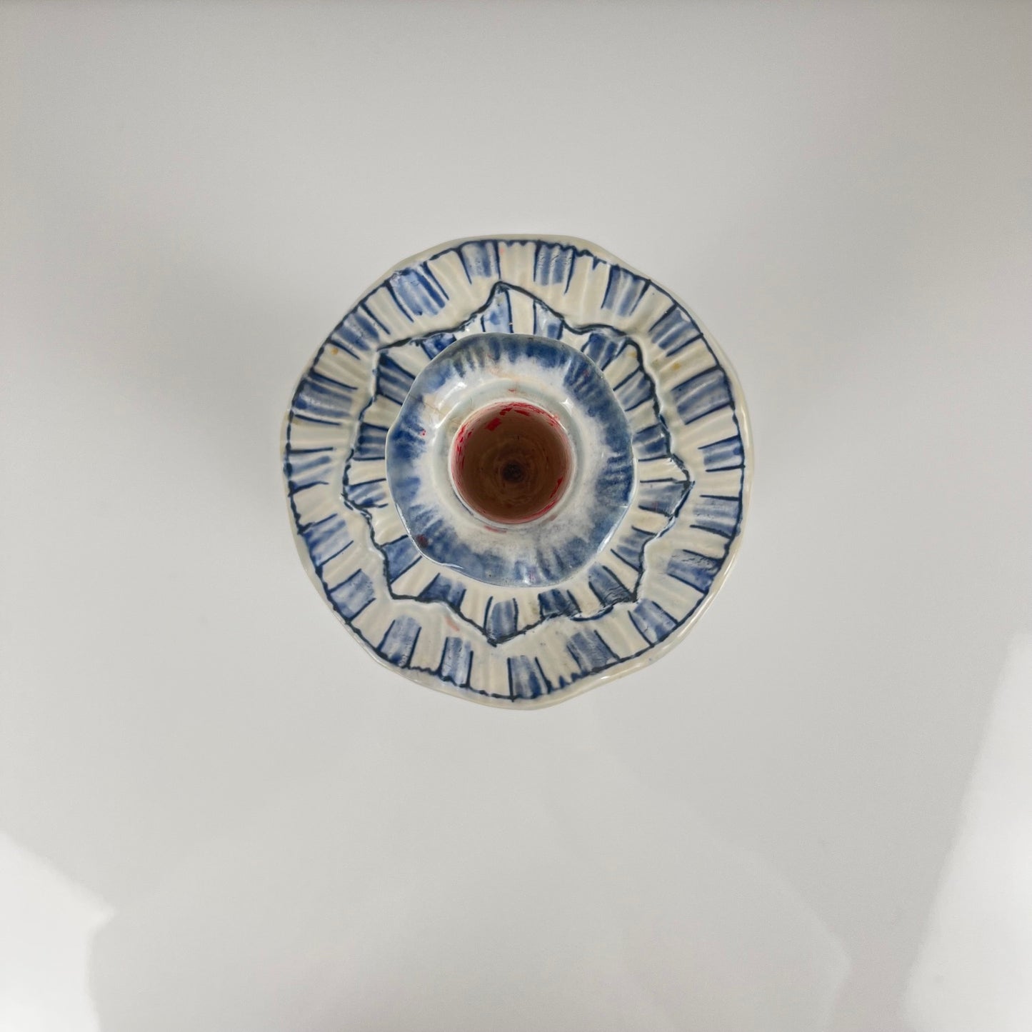 Bougeoir Delft par Royal Bonn, fin XIXe - début XXe