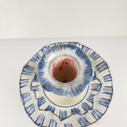 Bougeoir Delft par Royal Bonn, fin XIXe - début XXe